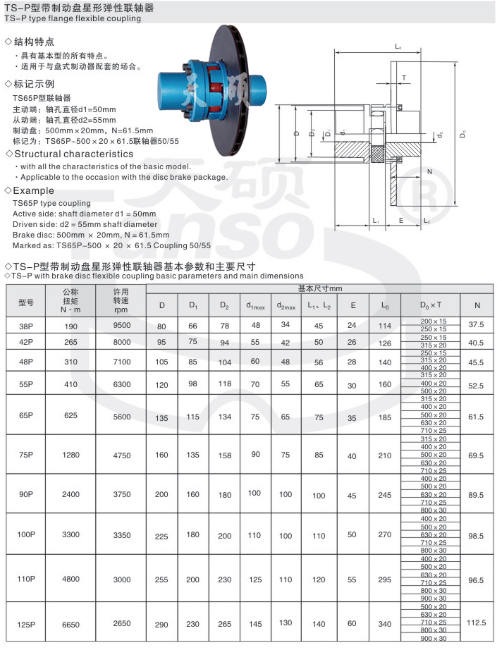 制動盤聯(lián)軸器